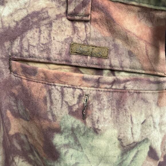 Vintage Woolrich Saddle Cloth Camo Pants Sz XL Cargo Pockets Camouflage Hunting - Picture 4 of 5